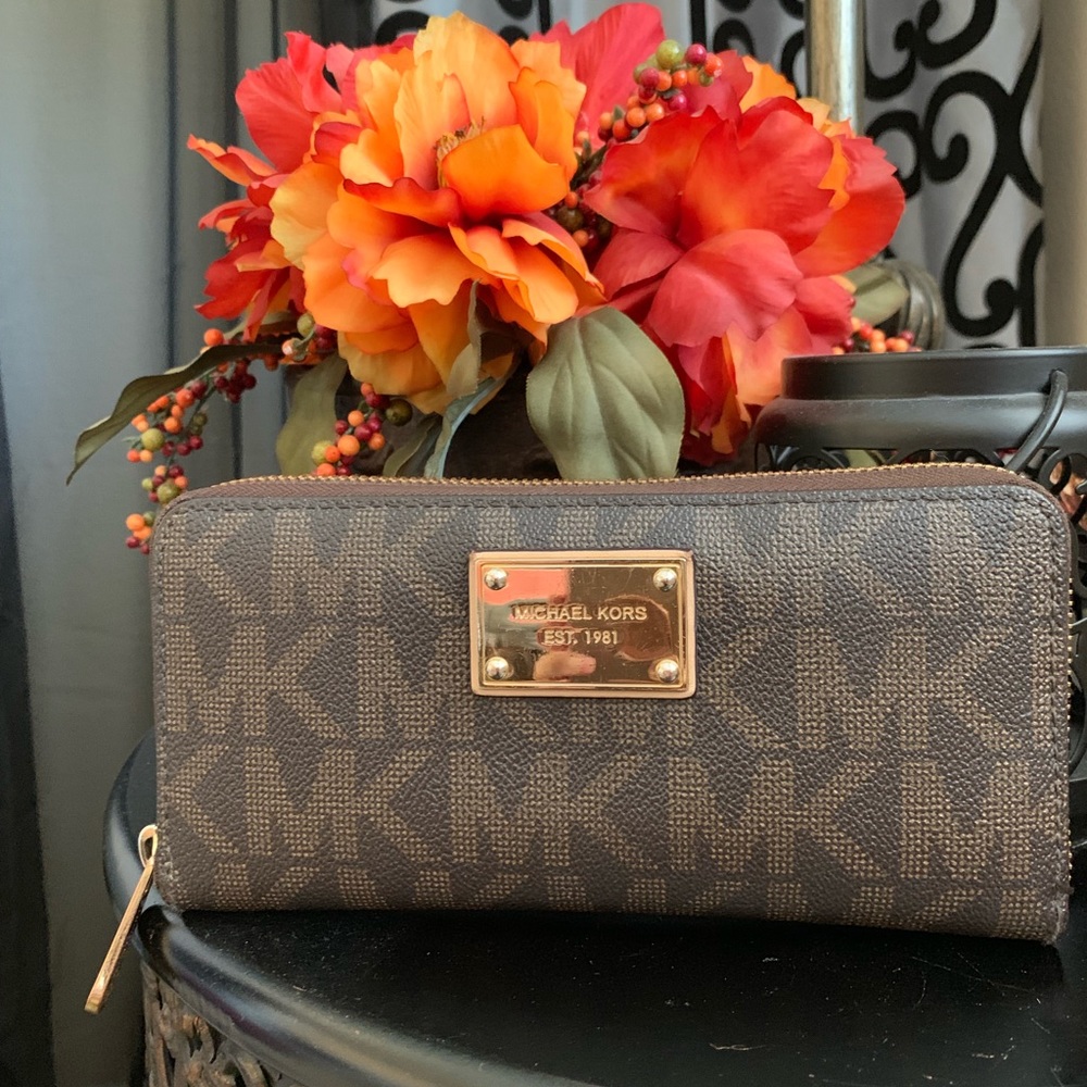 Michael Kors monogram wallet